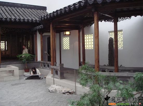 美國(guó)紐約大都會(huì)藝術(shù)博物館“明軒”庭院