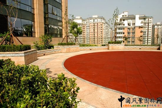 09年北京市精品工程之國瑞城A區屋頂綠化