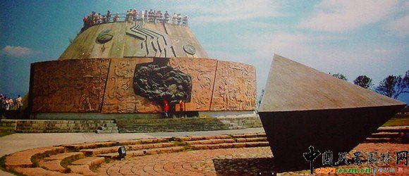 長江三峽截流紀念環境雕塑