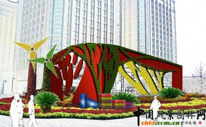 國(guó)慶花壇布置