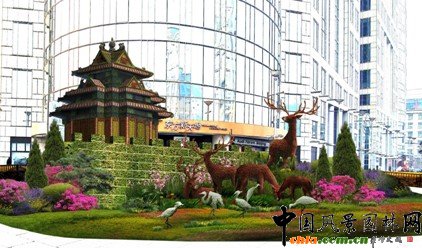 國(guó)慶花壇布置