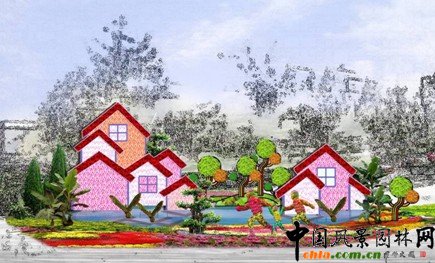 國(guó)慶花壇擺花