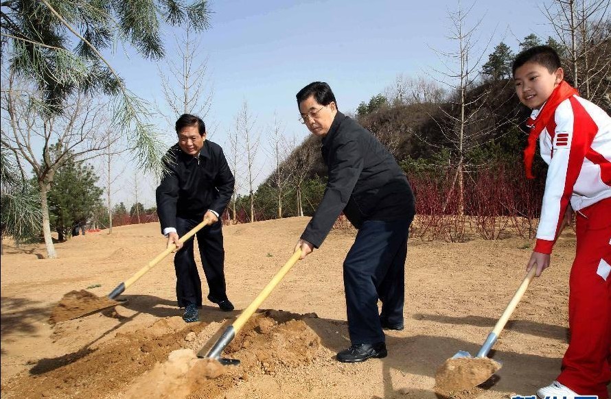 胡錦濤 義務植樹 永定河