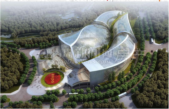 世園會 植物館 規(guī)劃 玻璃伊甸園 中國風景園林網