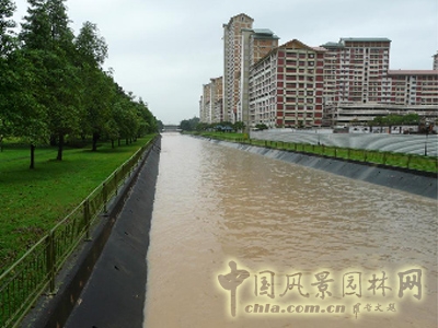 中國風景園林網 戴水道 水景觀
