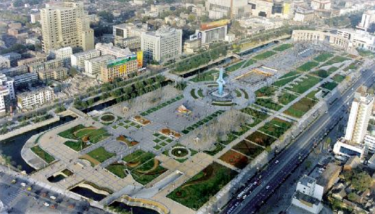 魯班獎(jiǎng) 工程 景觀 濟(jì)南 泉城廣場 中國風(fēng)景園林網(wǎng)