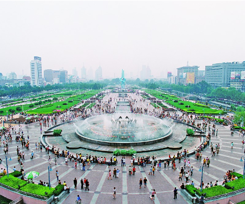 魯班獎(jiǎng) 工程 景觀 濟(jì)南 泉城廣場 中國風(fēng)景園林網(wǎng)