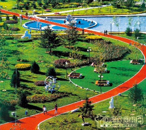 劉秀晨 綠色的云 北京 國(guó)際雕塑園 中國(guó)風(fēng)景園林網(wǎng)
