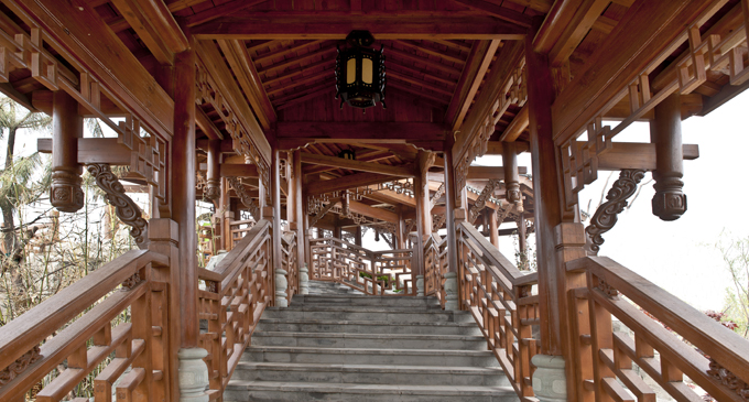 園博會(huì)重慶園民居建筑