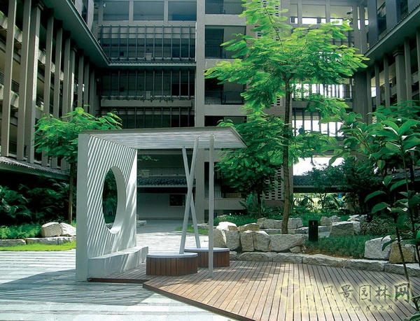 深圳平安金融大學 景觀設計 何小強 設計師 中國風景園林網(wǎng)