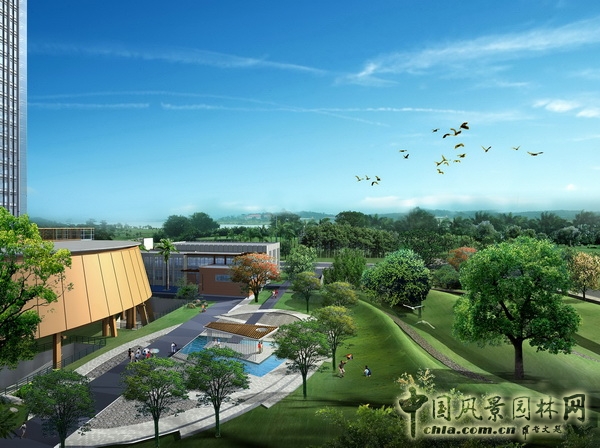 中山電力大樓 景觀設(shè)計(jì) 何小強(qiáng) 屋頂綠化 中國風(fēng)景園林網(wǎng)