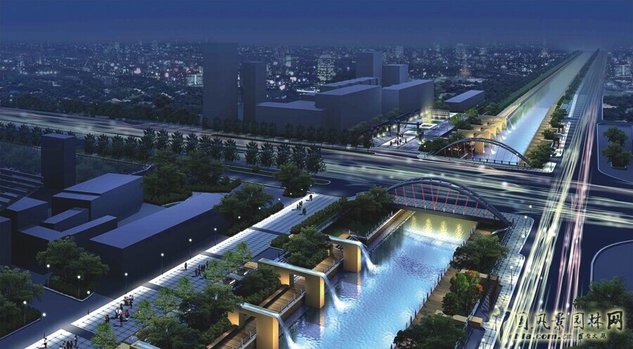河道景觀 景觀設(shè)計(jì) 河道綠化 景觀方案