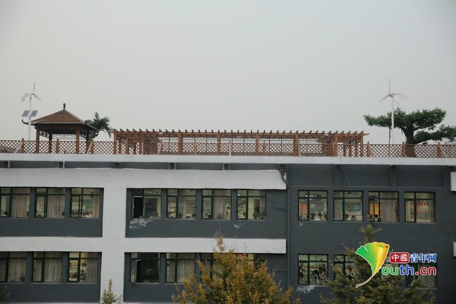 北京八一中學(xué) 屋頂花園 樓頂游泳池 樓頂花園