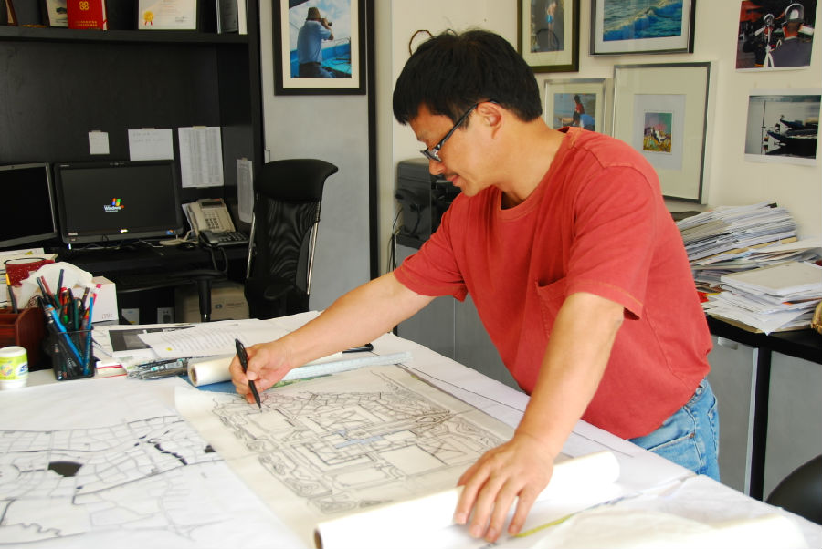 李建偉 設(shè)計草圖 效果圖 景觀創(chuàng)作