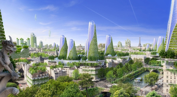 2050年巴黎鳥瞰圖
