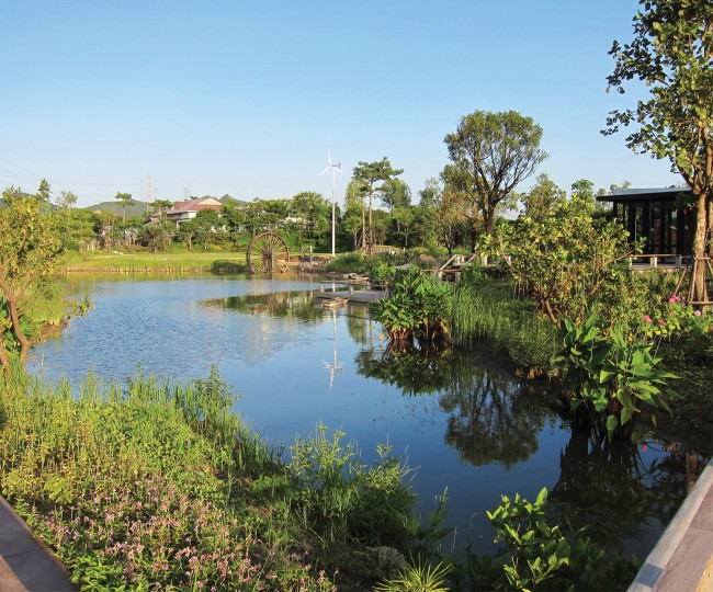 泰國(guó)：高速路旁的鄉(xiāng)土風(fēng)格開(kāi)放型城市公園