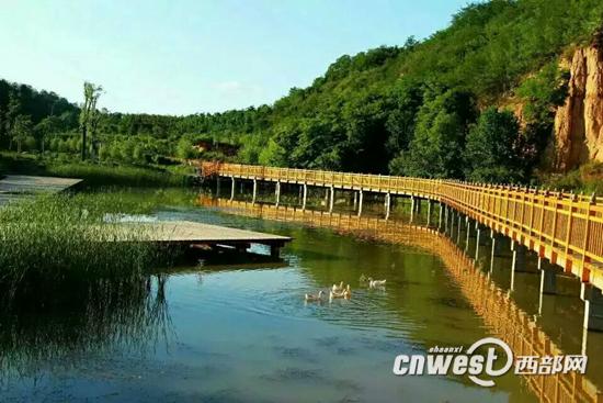 扶風(fēng)七星河國(guó)家濕地公園開園迎客