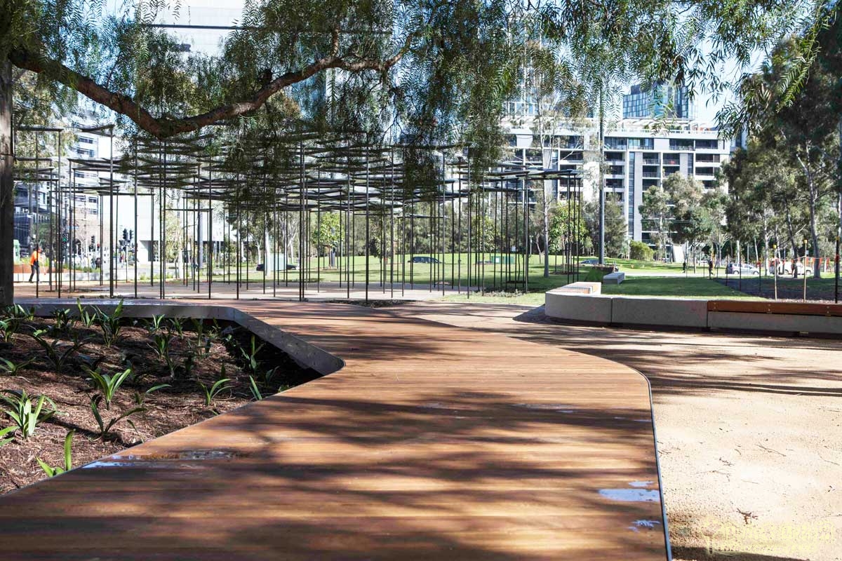 墨爾本海港區城市公園一期工程景觀