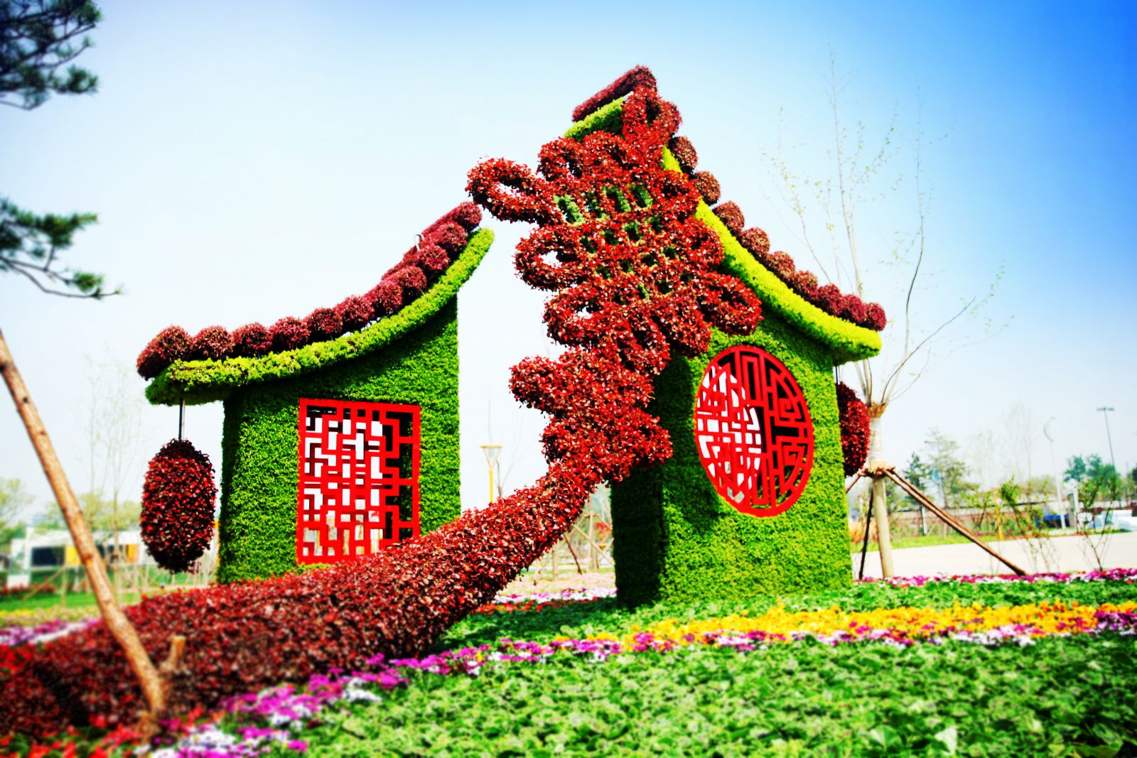 2016園冶杯專業(yè)獎(jiǎng)參賽項(xiàng)目：唐山世園會(huì)綠雕