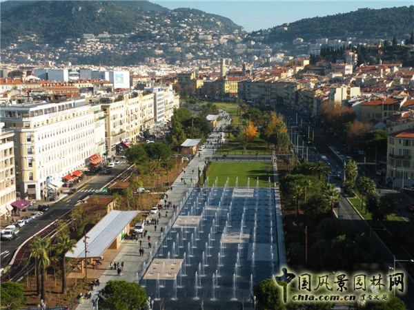 米歇爾·貝納作品：尼斯帕爾龍濱河道景觀