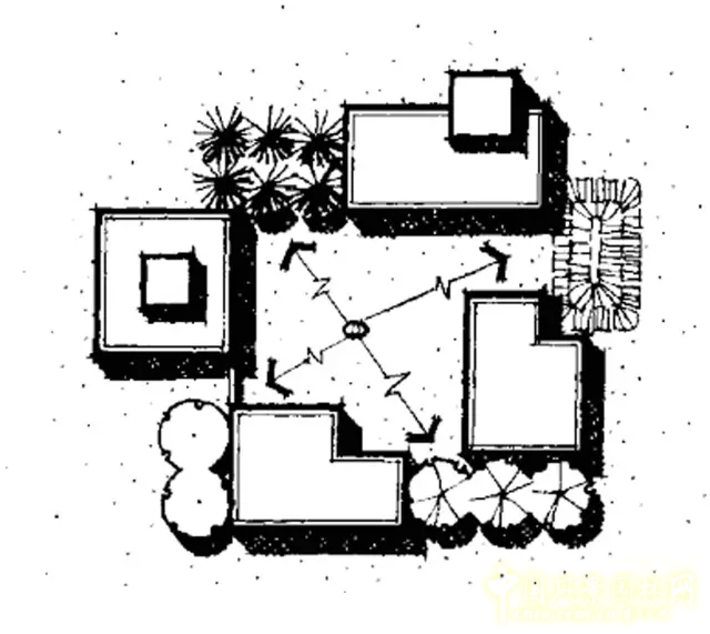 建筑元素在景觀方案構(gòu)思中的設(shè)計(jì)與應(yīng)用-建筑群體與空間限制