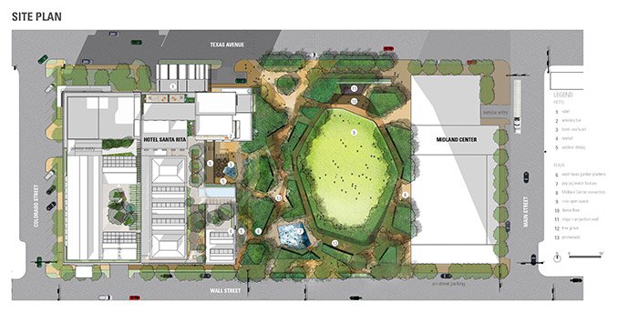 百年廣場(chǎng)：重新定義德克薩斯州米德蘭市中心