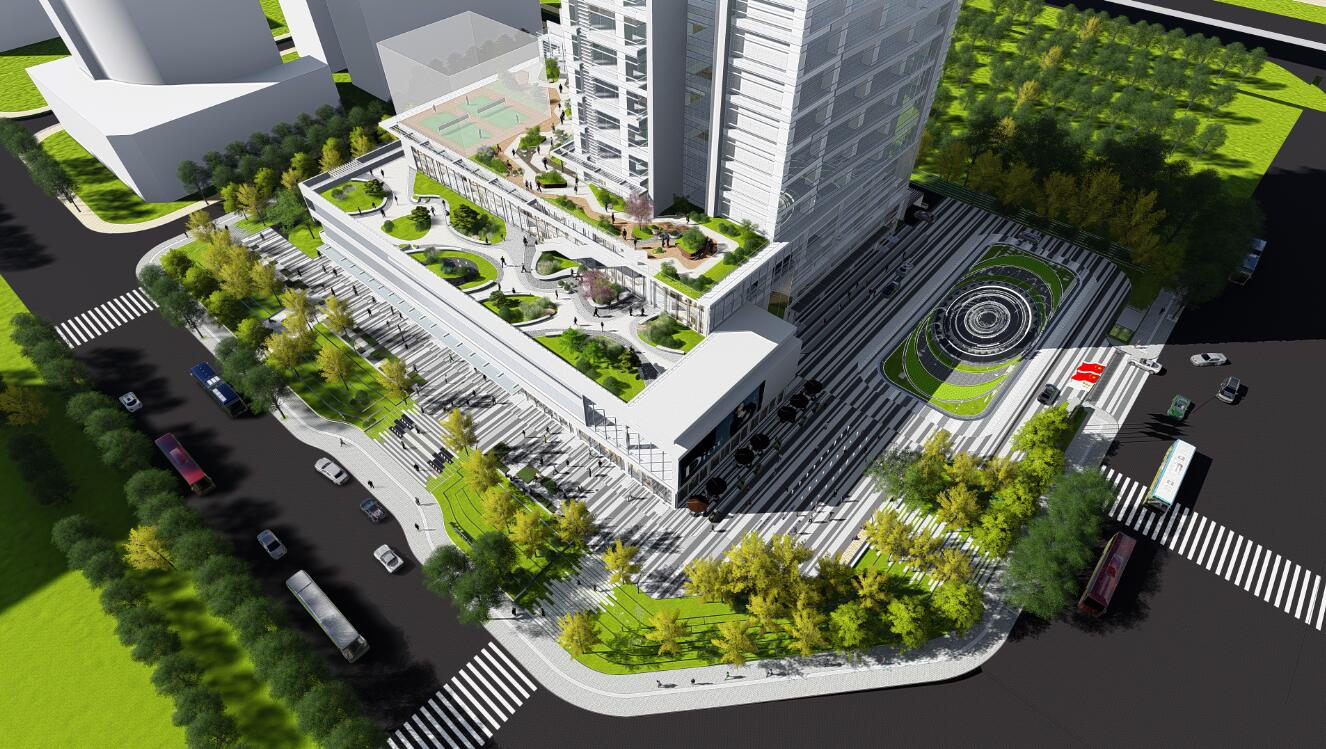 森臣國(guó)際：武漢建工科技中心項(xiàng)目園林景觀設(shè)計(jì)