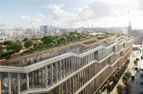 BIG 聯(lián)合 Heatherwick 設(shè)計谷歌倫敦園區(qū)最新圖紙公開