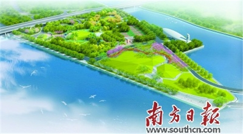 廣州：二沙島景觀公園10月中旬對(duì)外開放