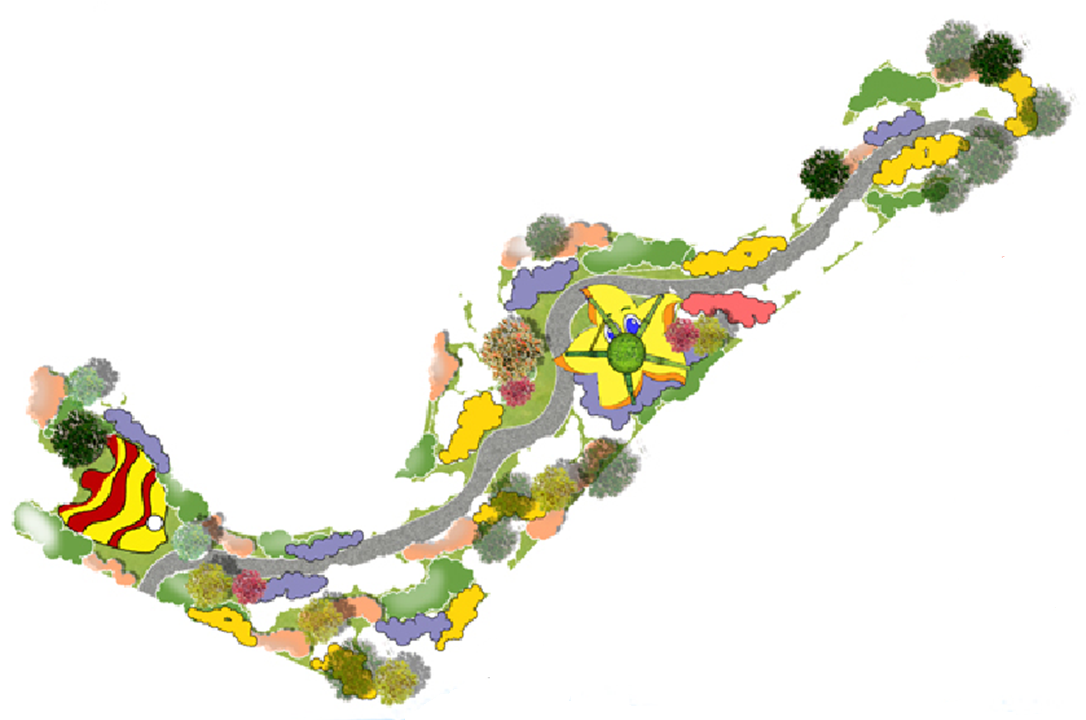 河北省園博會(huì)花境——“藍(lán)色”大海的傳說(shuō)