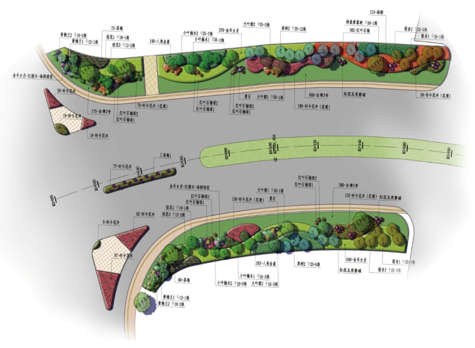 園冶杯專業獎：資陽市嬌子大道綜合整治建設工程-節點景觀提升