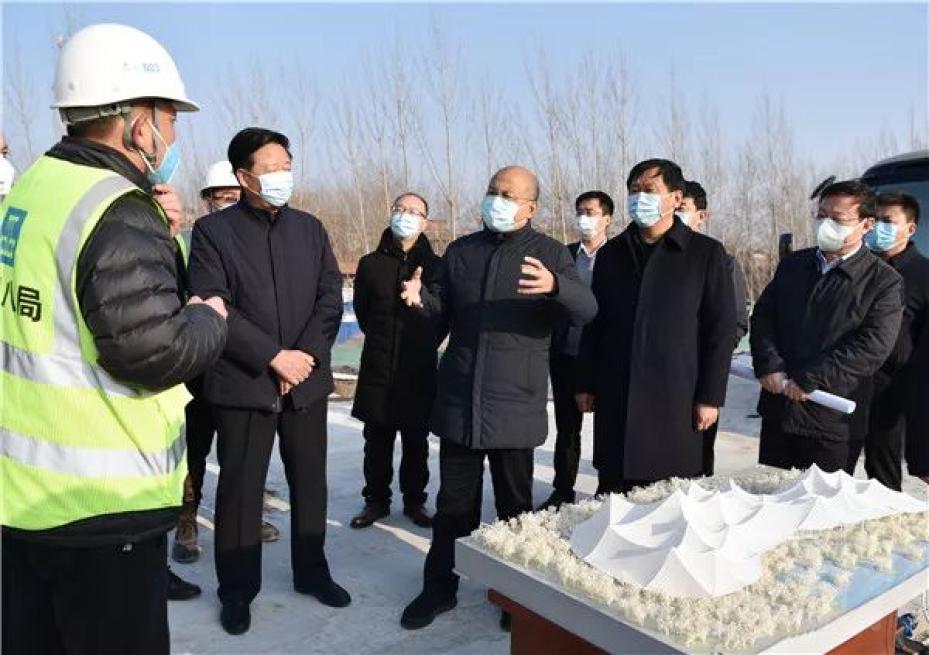 河北邯鄲市領(lǐng)導(dǎo)赴園博園施工一線調(diào)研慰問(wèn)