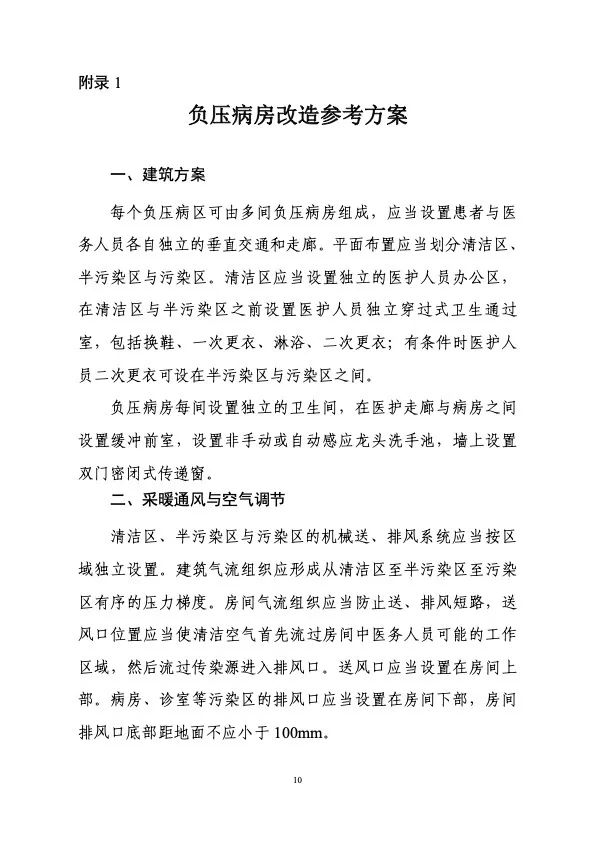 衛(wèi)健委住建部印發(fā)新冠肺炎救治設(shè)施設(shè)計(jì)導(dǎo)則