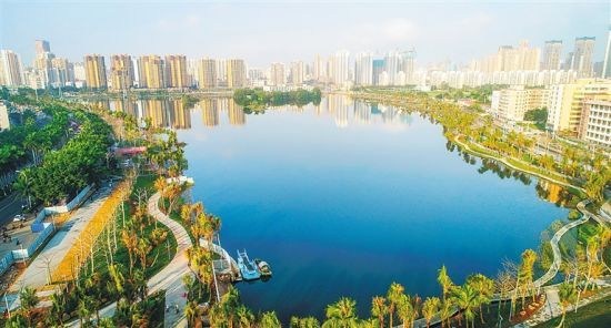 ?？诩t城湖改造經驗：從海宅塘到城市公園