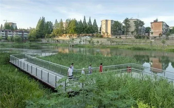 化腐朽為生機 | 一段老城區護城河遺跡的景觀與海綿化改造