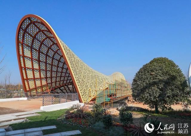 揚州世界園藝博覽會展園芳容呈現(xiàn)
