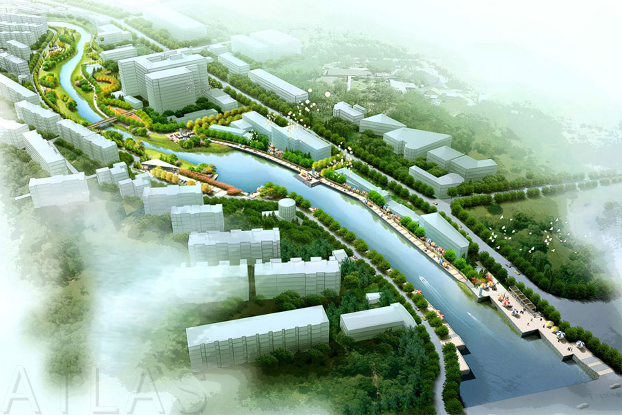 秦皇島六河改造景觀設(shè)計