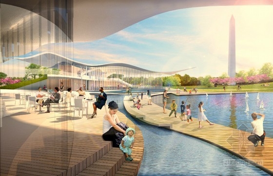 Diller Scofidio Renfro等設(shè)計的美國國家廣場競賽項目