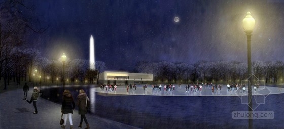 Diller Scofidio Renfro等設(shè)計的美國國家廣場競賽項目