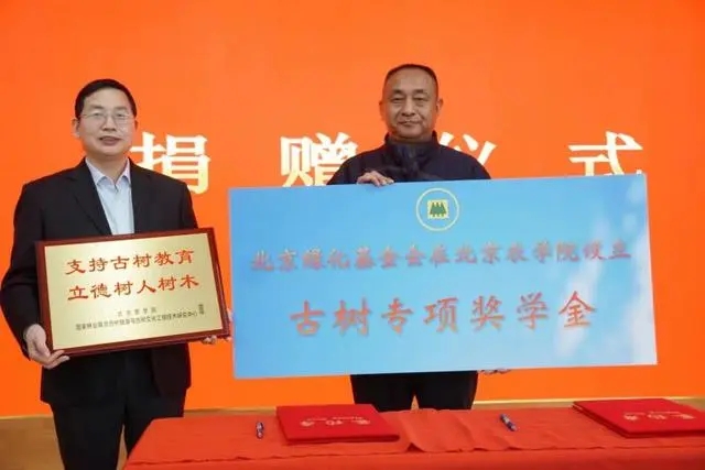 我國(guó)首個(gè)古樹保護(hù)方向?qū)ｍ?xiàng)獎(jiǎng)學(xué)金設(shè)立